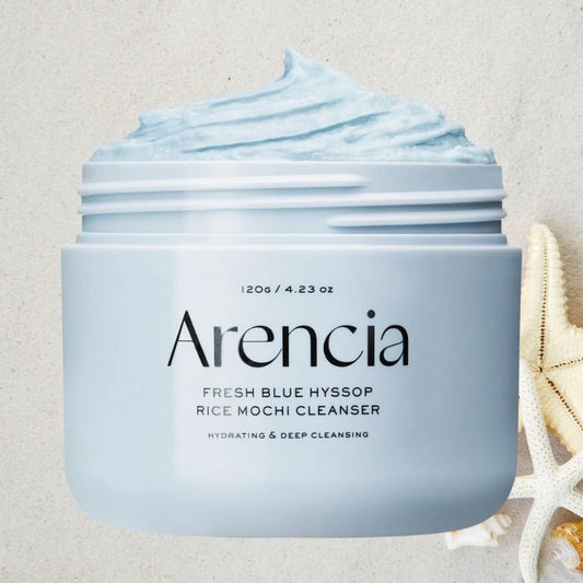 ARENCIA Fresh Blue Hyssop Rice Mochi Cleanser 120g