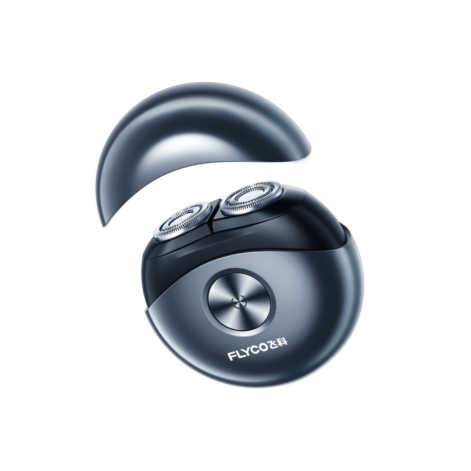 Titanium blue shaver FLYCO