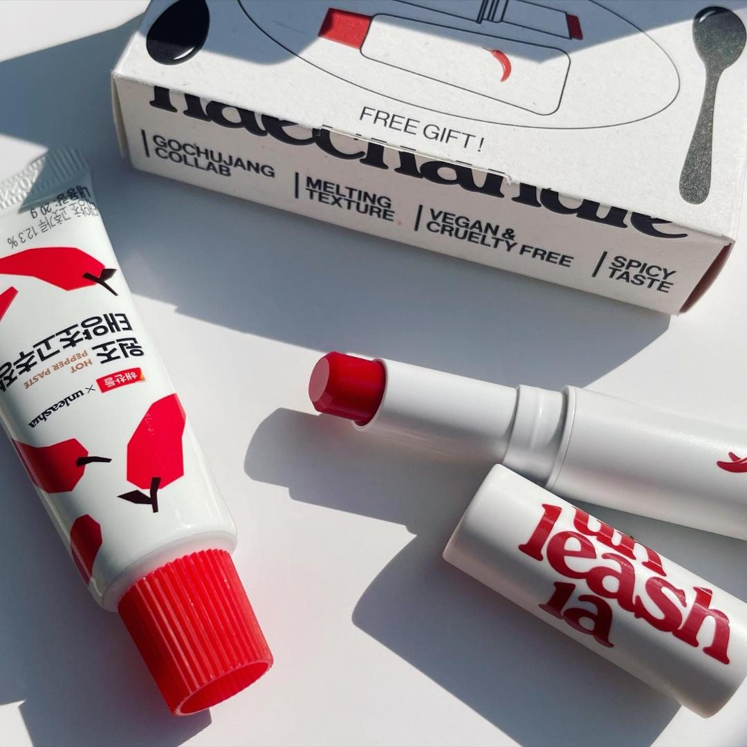 UNLEASHIA Red Pepper Lip Balm #SweetSourRecipe