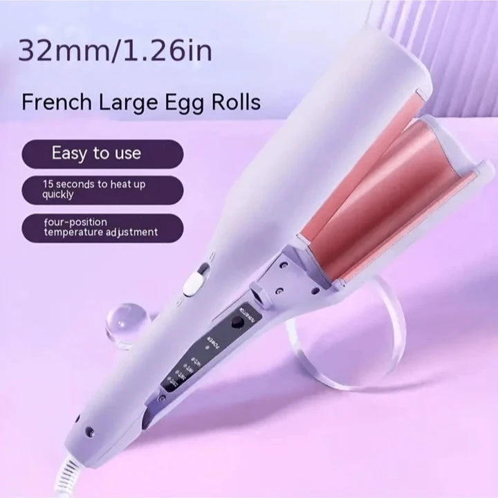 French Wave Curling Hair Iron