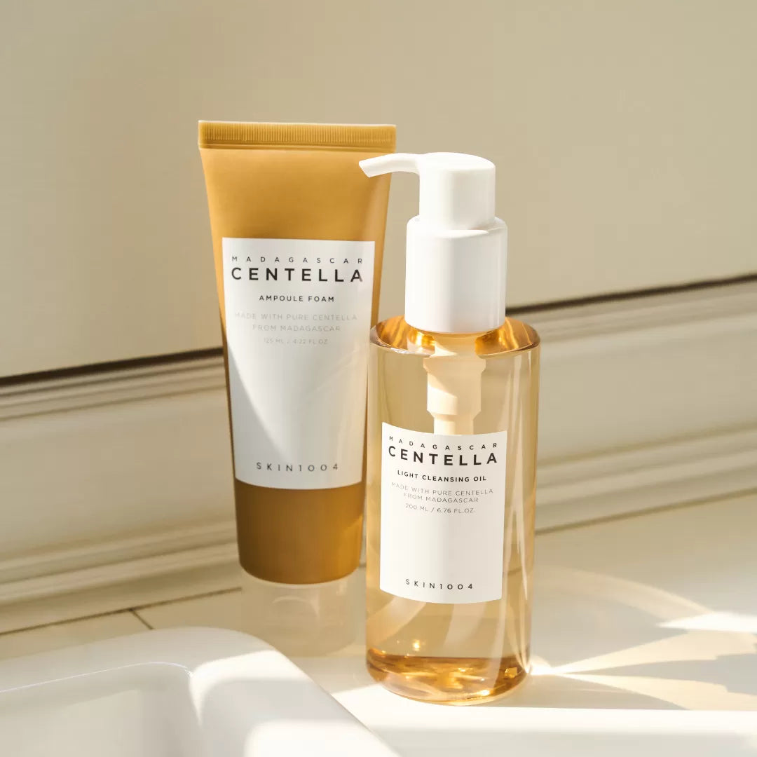 SKIN1004 Madagascar Centella Double Cleansing Duo (Cleansing Oil + Ampoule Foam)