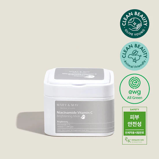 MARY & MAY Niacinamide Vitamin C Brightening Mask