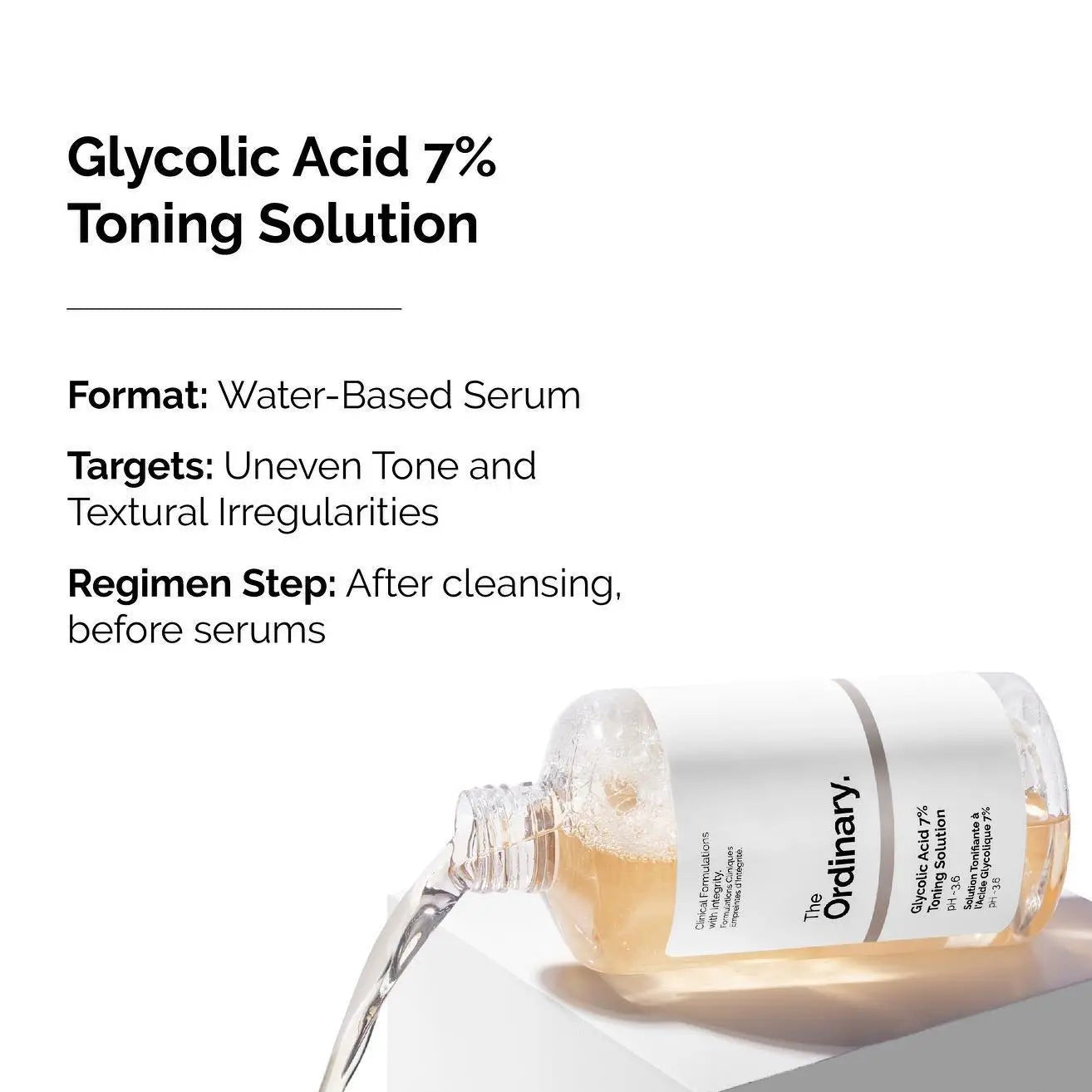 THE ORDINARY Glycolic Acid 7% Toning Solution (240ml)