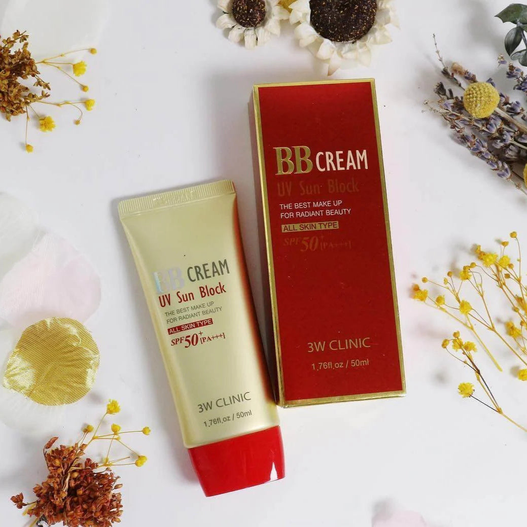 3W CLINIC UV Sun Block BB Cream SPF 50+ PA+++