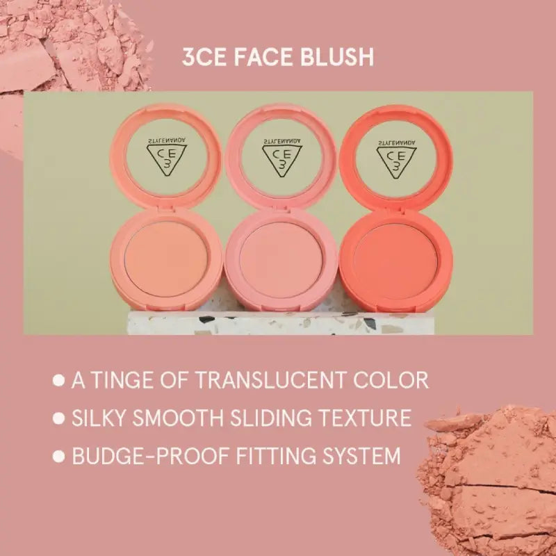 3CE Face Blush 5g (3 Shades)