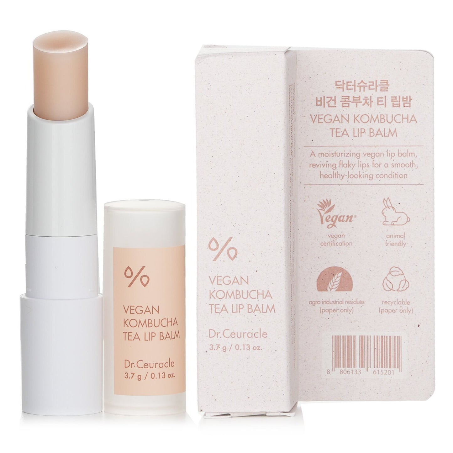 DR.CEURACLE Vegan Kombucha Tea Lip Balm 3.7g