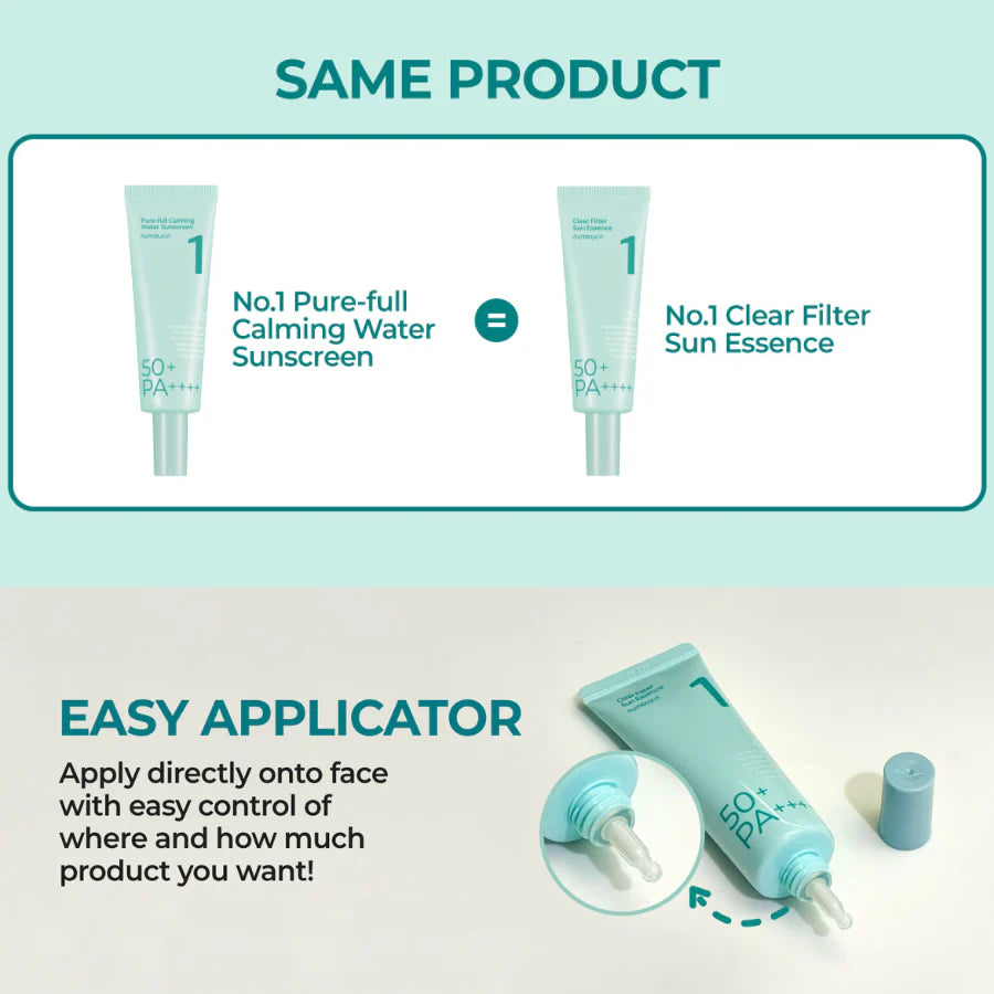 NUMBUZIN No.1 Clear Filter Sun Essence SPF50+ PA++++