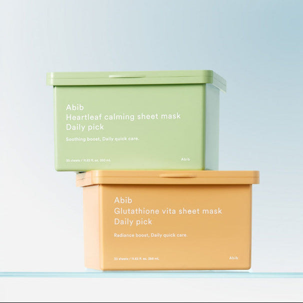 ABIB Heartleaf Calming Sheet Mask Daily Pick (30 Sheets)