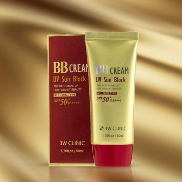 3W CLINIC UV Sun Block BB Cream SPF 50+ PA+++