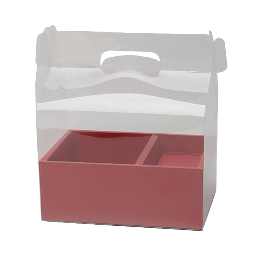 GIFT BOX - Handheld Flower/Cake Plastic Gift