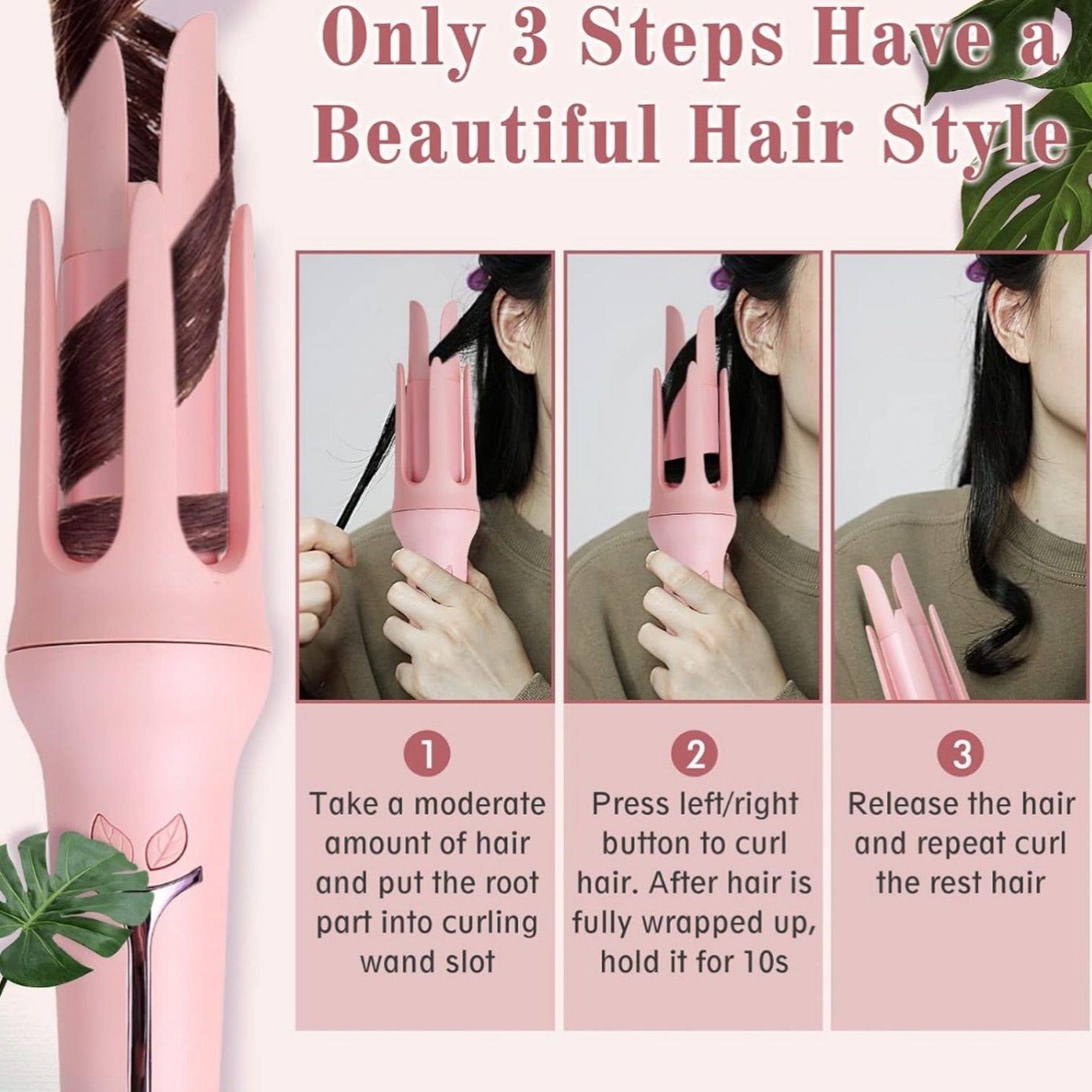 Automatic Hair Curling Bar