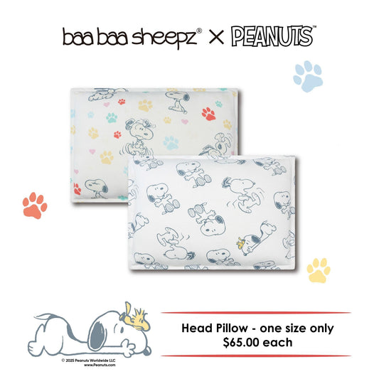 Baabaasheep x Peanuts (Snoopy version) Head Pillow