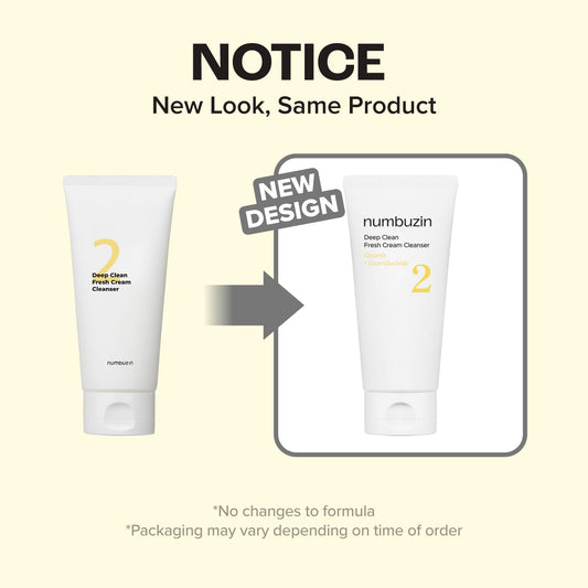 NUMBUZIN NO.2 Deep Clean Fresh Cream Cleanser 120ml
