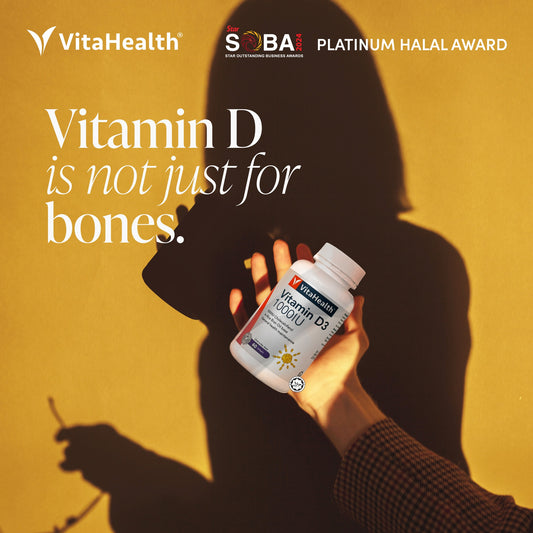 VITAHEALTH Vitamin D3 1000IU (30's/60's/60's + 30's)