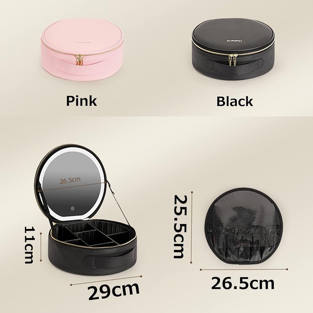 Niceland Round Makeup Bag