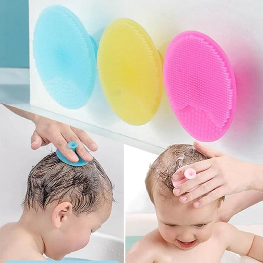 YeehoO Baby 3in1 Colors Mini Silicone Shampoo Brush