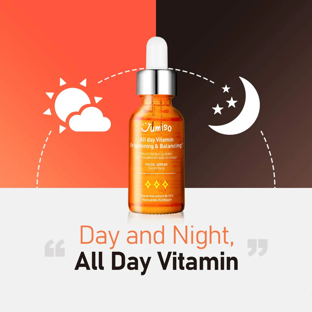 JUMISO All Day Vitamin Brightening & Balancing Facial Serum