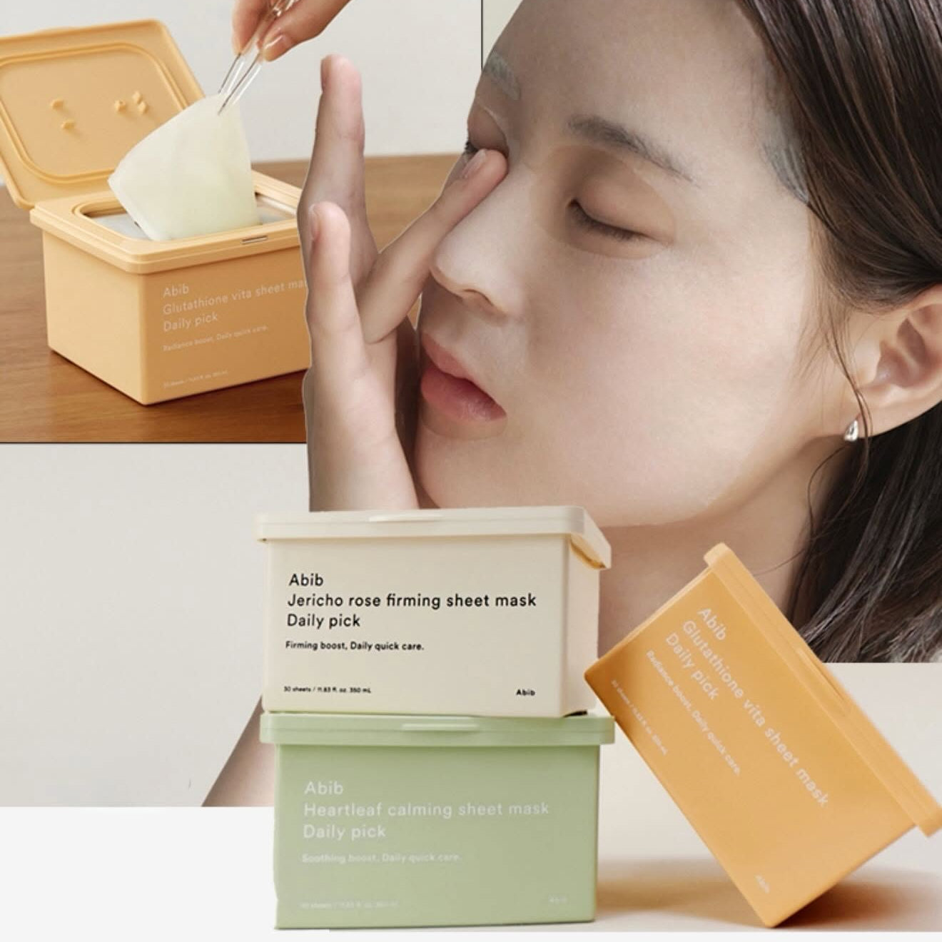 ABIB Glutathione Vita Sheet Mask Daily Pick (30 Sheets)