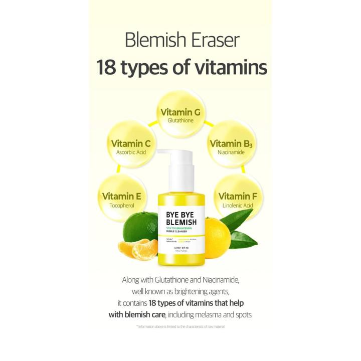 SOMEBYMI Bye Bye Blemish Vita Tox Brightening Bubble Cleanser