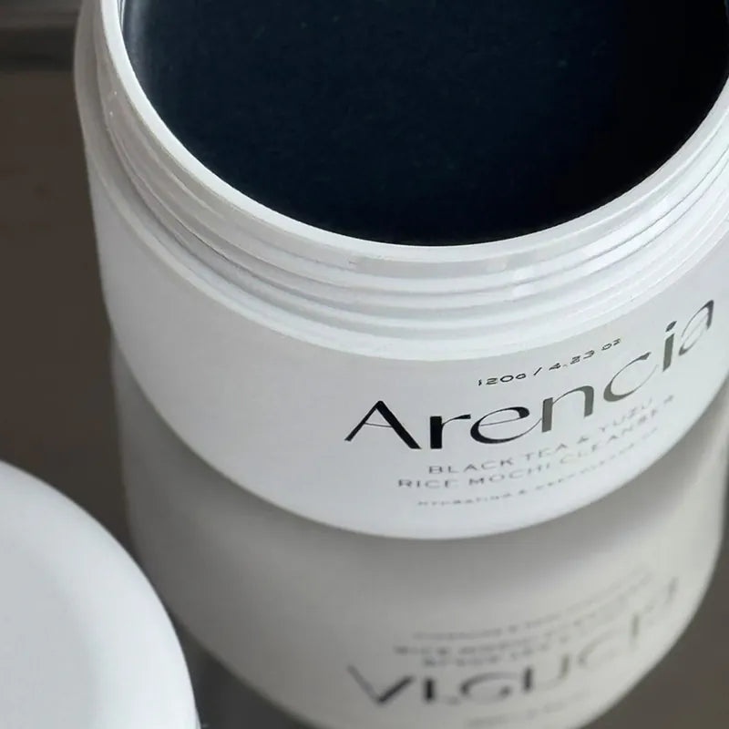 ARENCIA Black Tea & Yuzu Rice Mochi Cleanser 120g