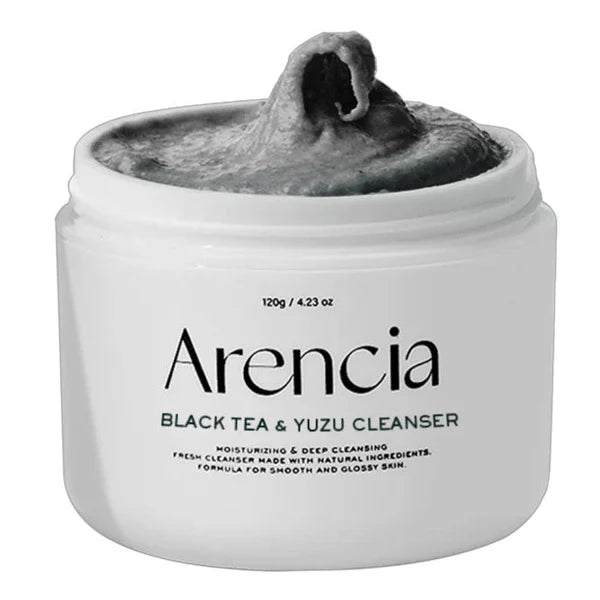 ARENCIA Black Tea & Yuzu Rice Mochi Cleanser 120g