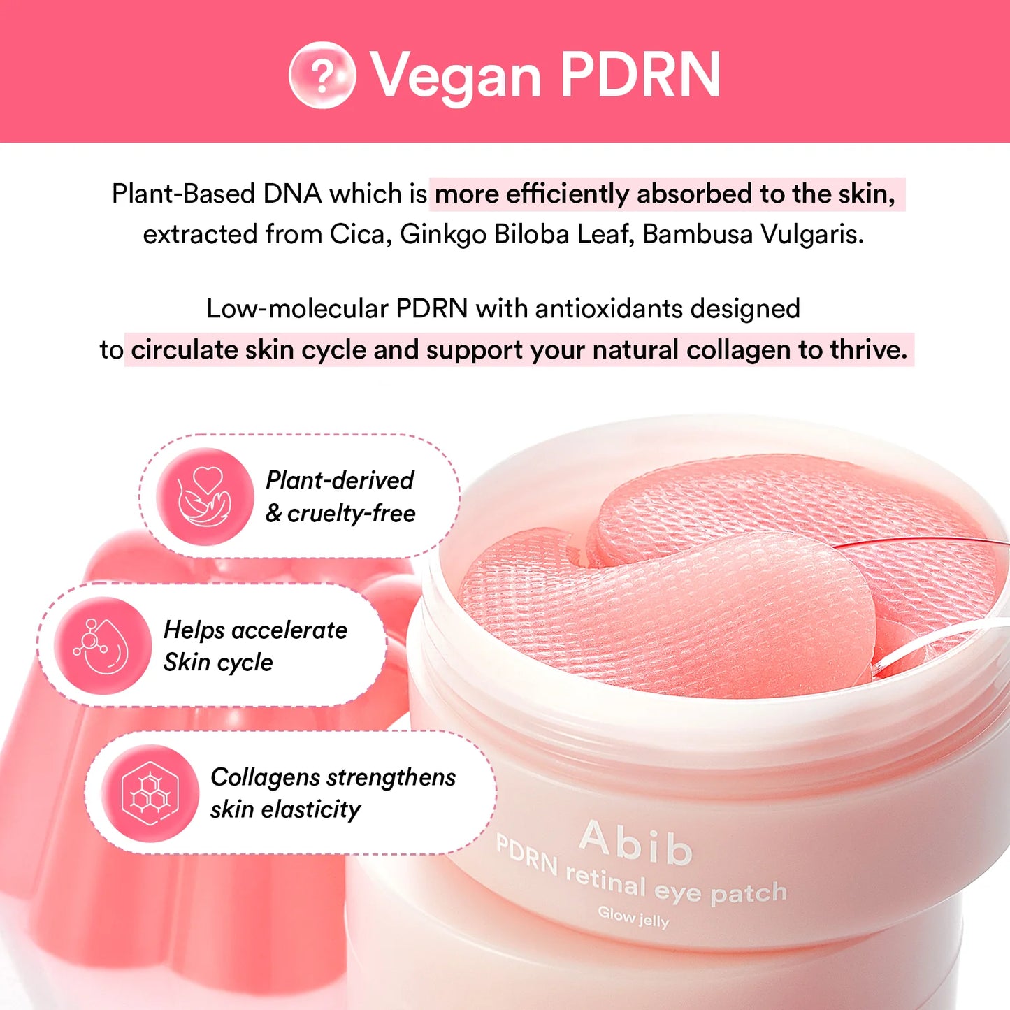 ABIB PDRN Retinal Eye Patch Glow Jelly 84g