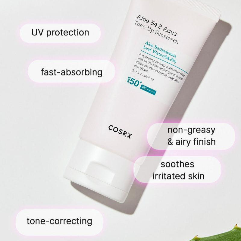 COSRX Aloe 54.2 Aqua Tone Up Sunscreen 50ml