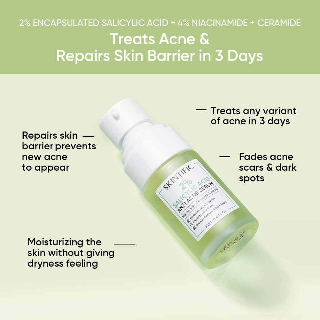 SKINTIFIC 2% Salicylic Acid Anti Acne Serum