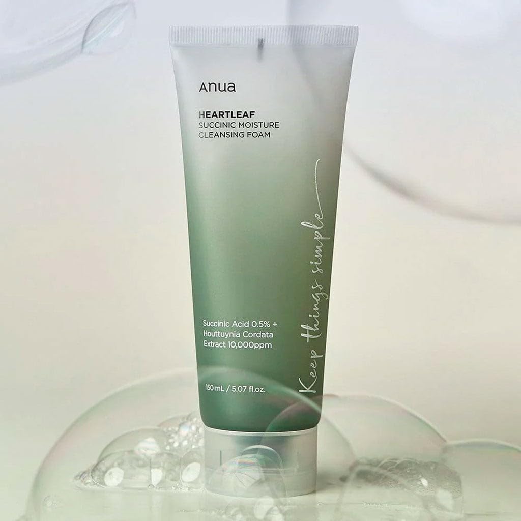 ANUA Heartleaf Succinic Moisture Cleansing Foam 150ml