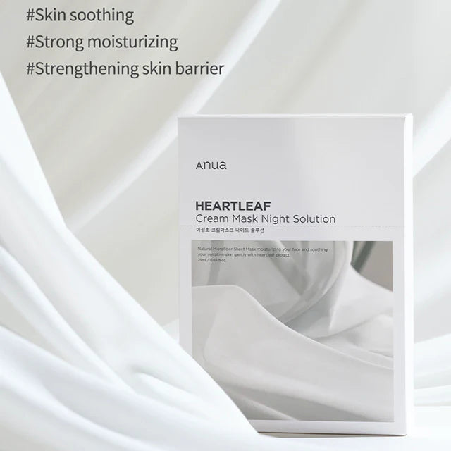 ANUA Heartleaf Cream Sheet Mask Night Solution