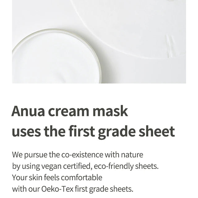 ANUA Heartleaf Cream Sheet Mask Night Solution