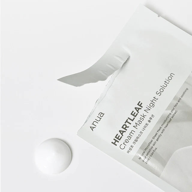 ANUA Heartleaf Cream Sheet Mask Night Solution
