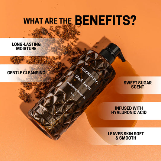 JOSERISTINE Black Sugar Moisturizing Shower Gel 1000ml