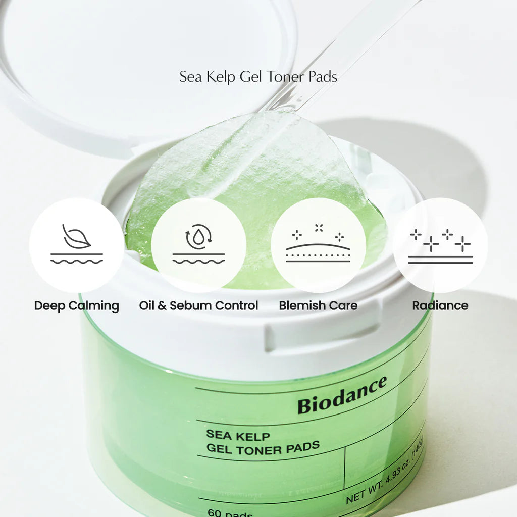 BIODANCE Sea Kelp Gel Toner Pad 60EA