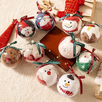 Christmas Fuzzy Winter Globe Socks