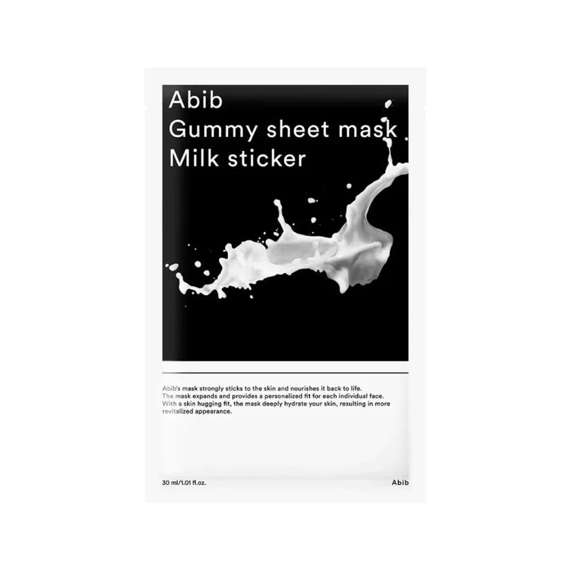 ABIB Gummy Sheet Mask - Milk Sticker (1 EA / BOX)