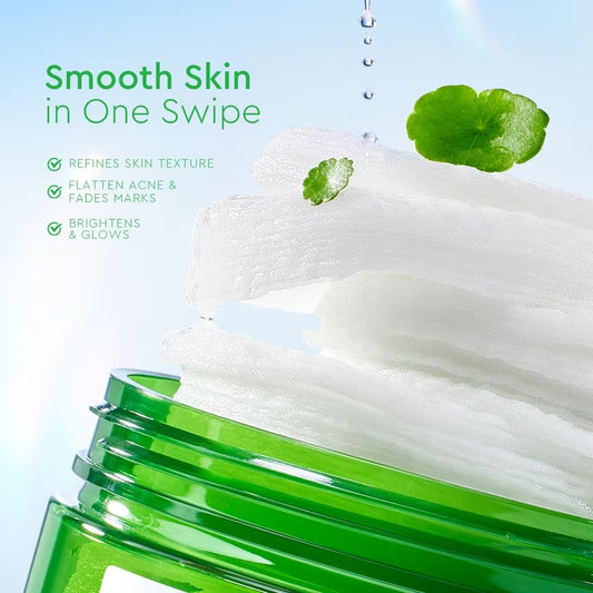 GLAD2GLOW Centella + Salicylic Acid Exfoliating Acne Pads