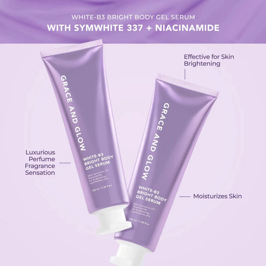 GRACE & GLOW White B3 Bright Body Gel Serum