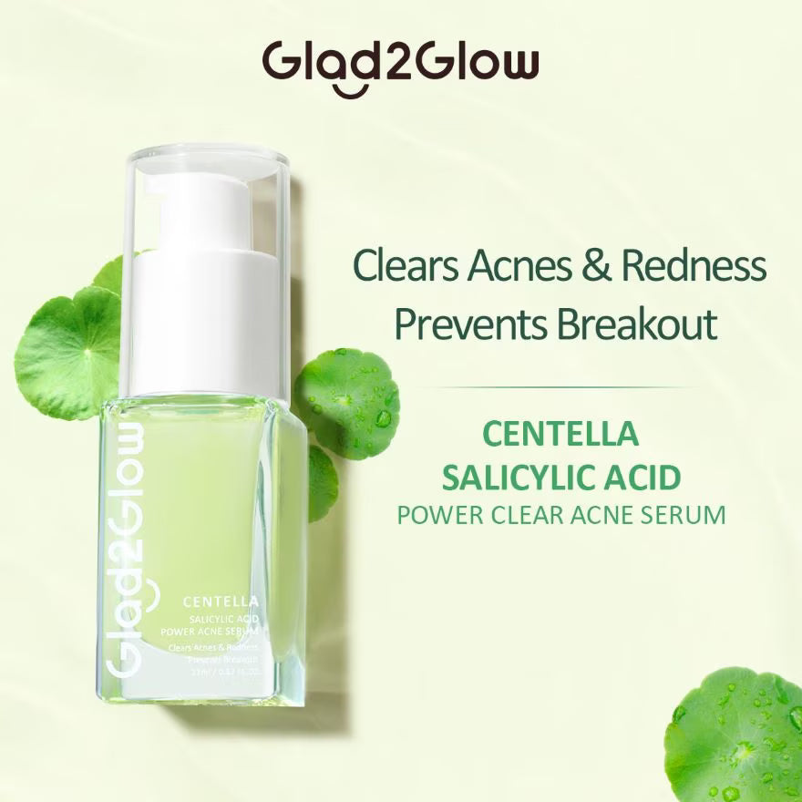 GLAD2GLOW Centella Salicylic Acid Power Acne Serum