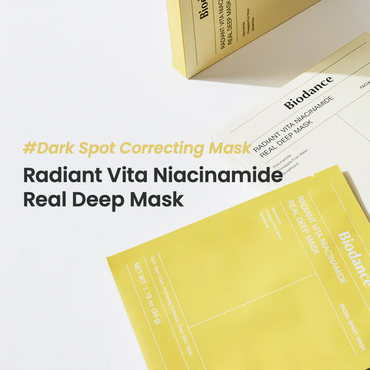 BIODANCE Radiant Vita Niacinamide Real Deep Mask (1 EA)