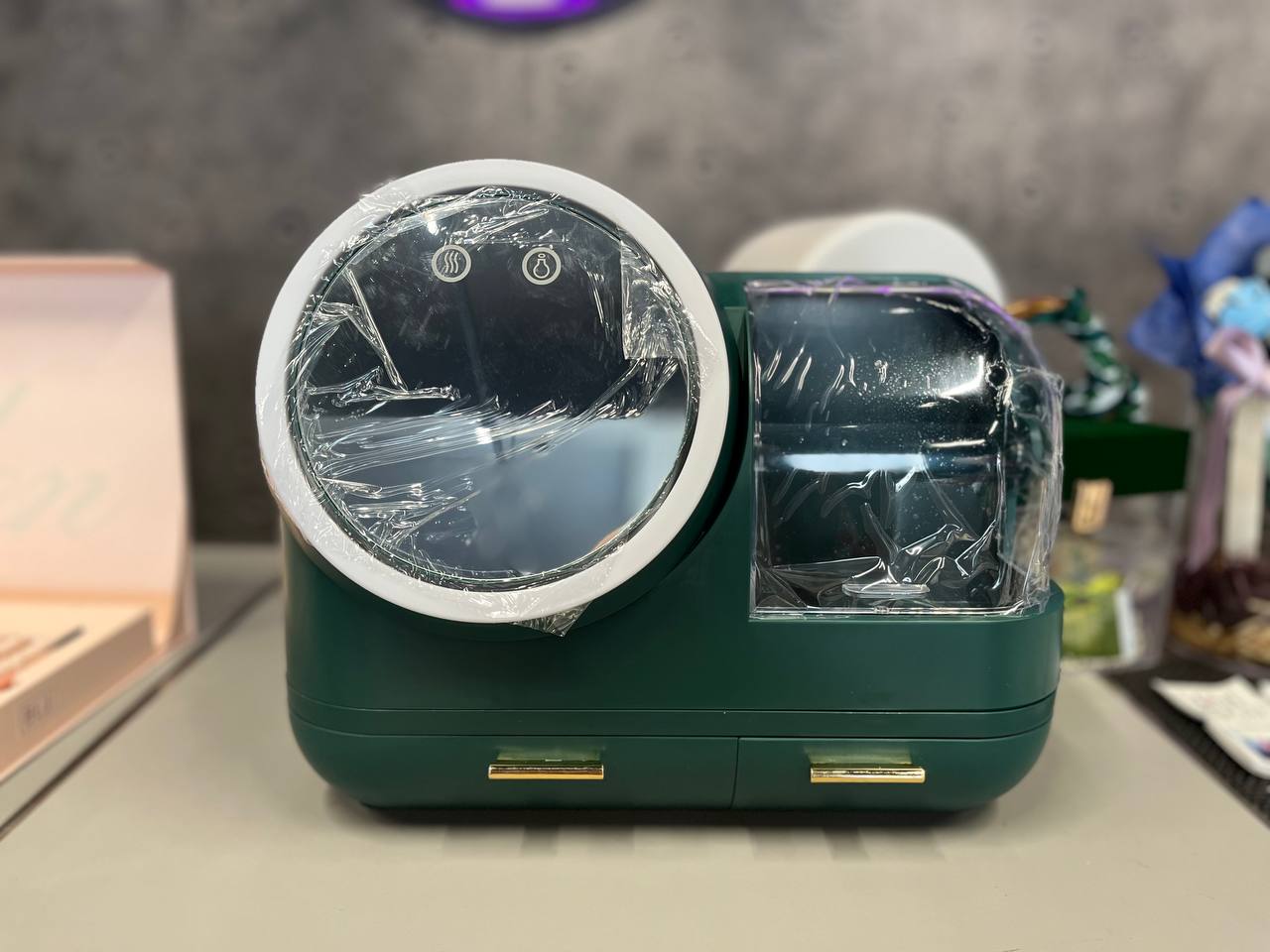 Skincare Cosmetics Vanity Storage with mirror