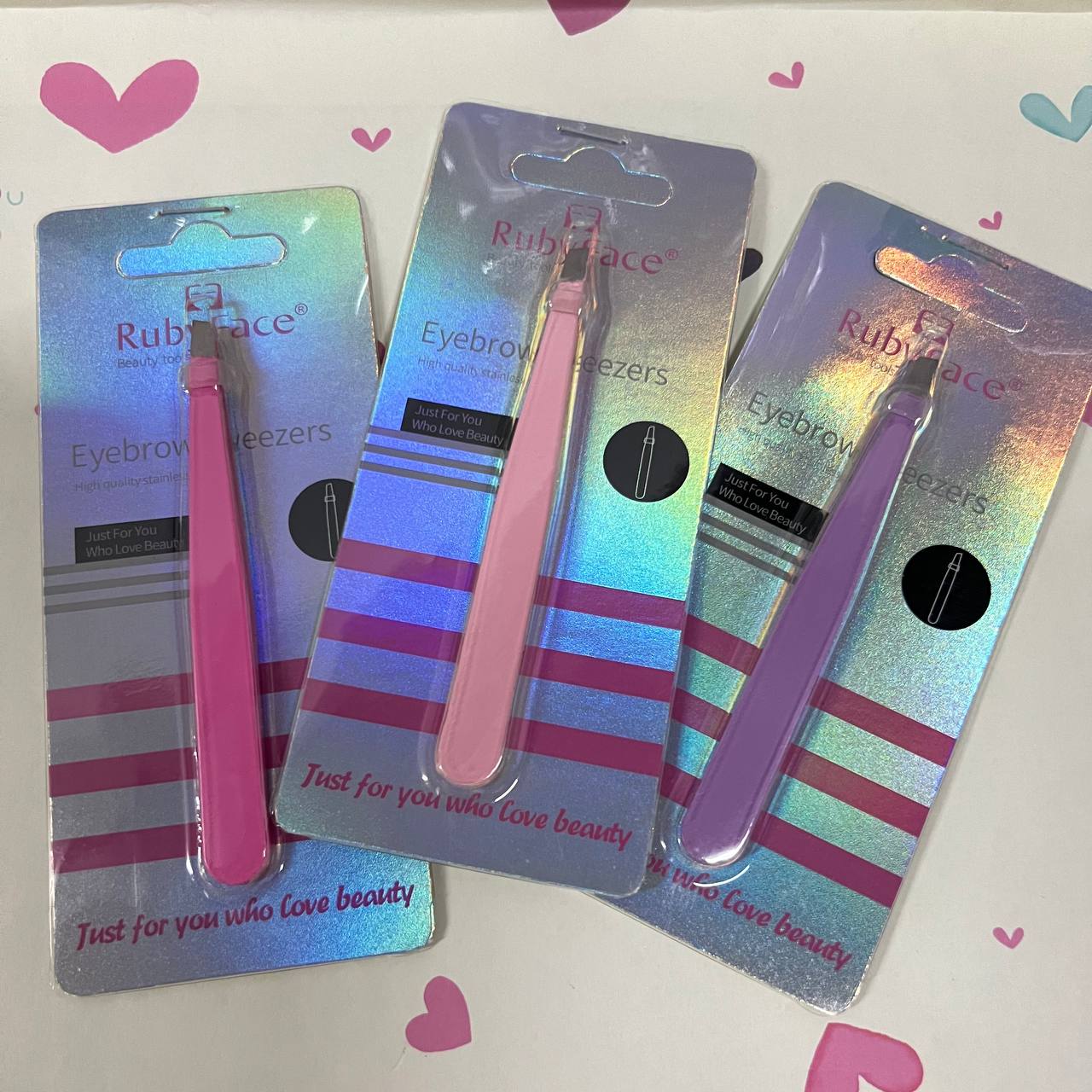 RubyFace Eyebrow Tweezers
