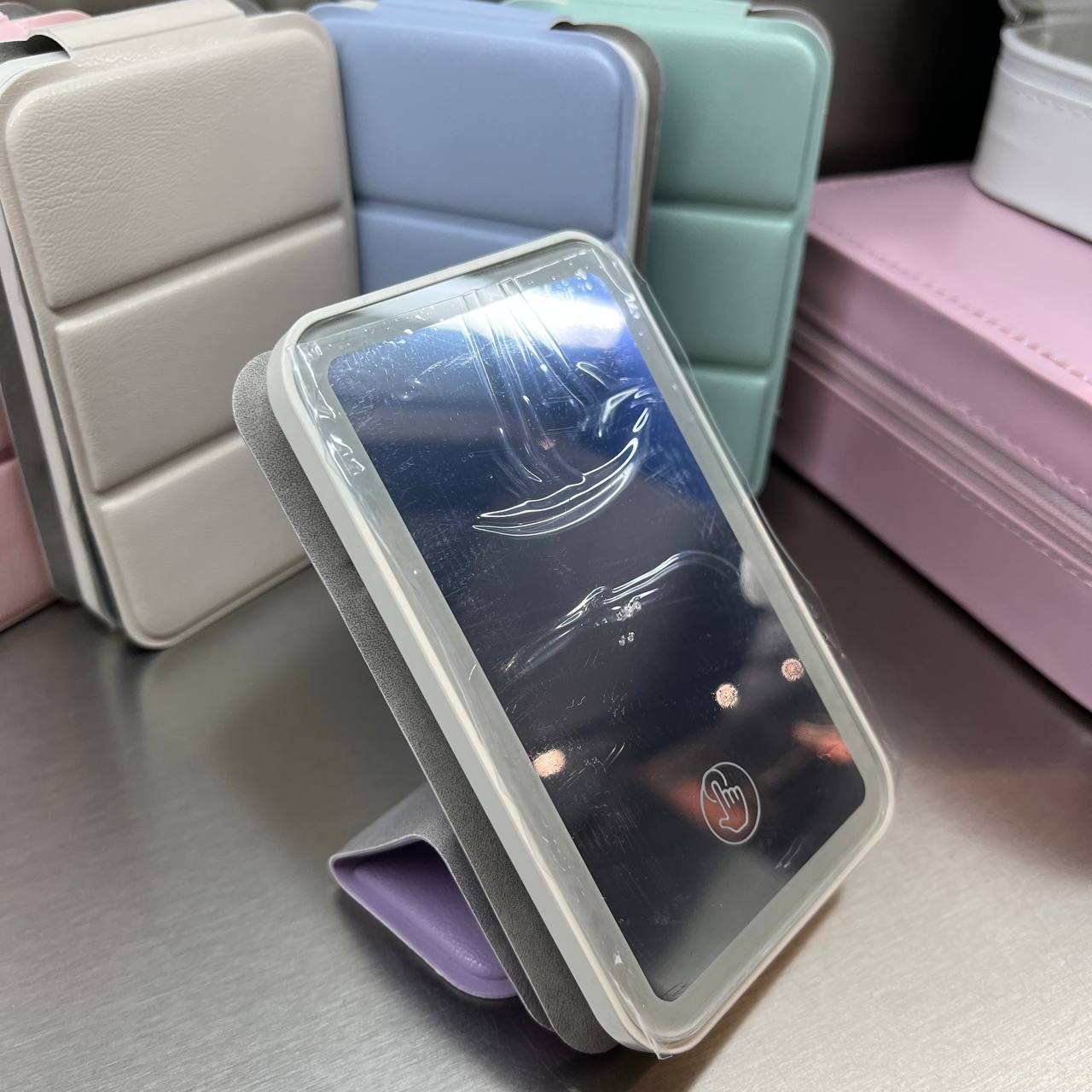 360° Rotation LED Light Mini Makeup Mirror