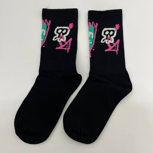 Ghostface Black Socks