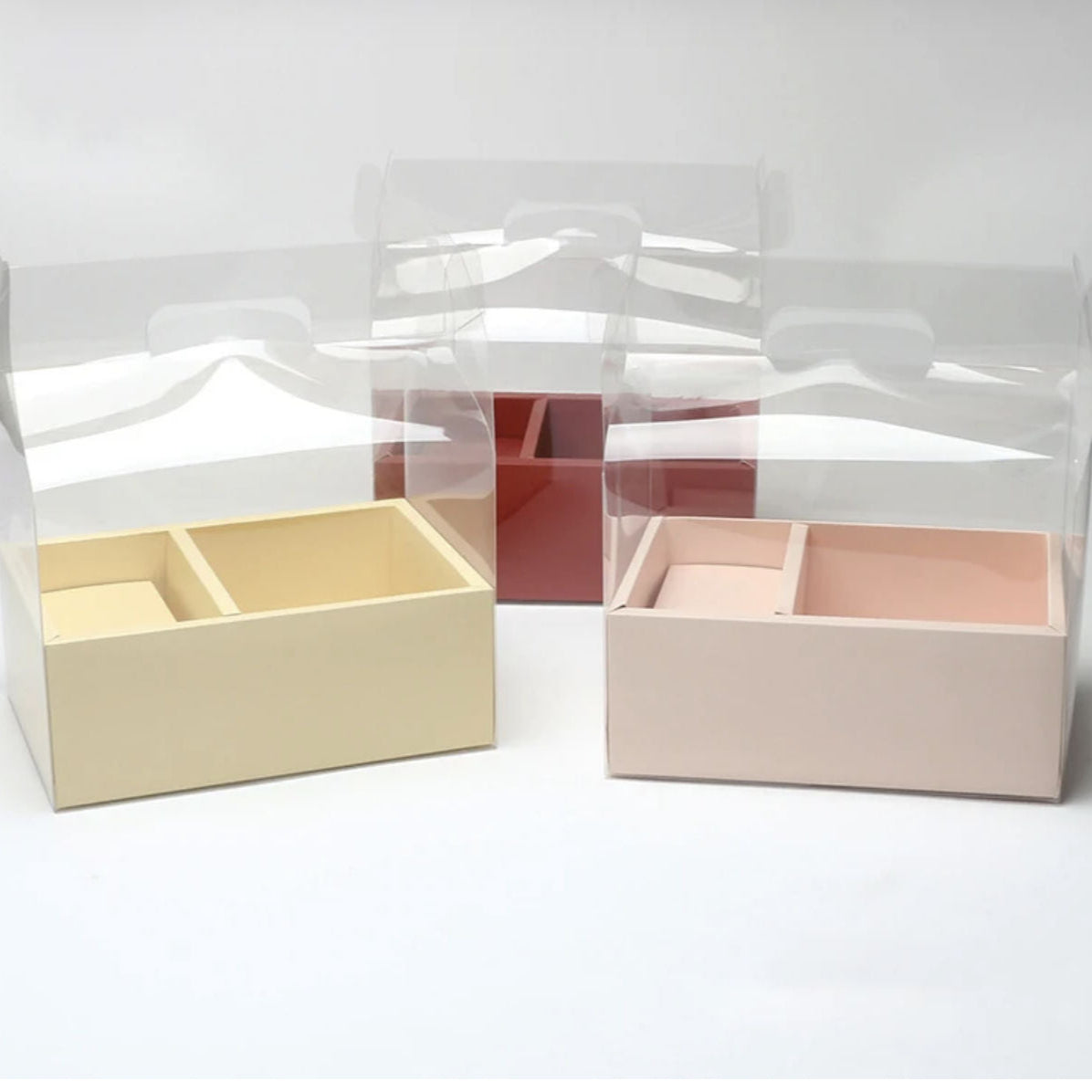 GIFT BOX - Handheld Flower/Cake Plastic Gift