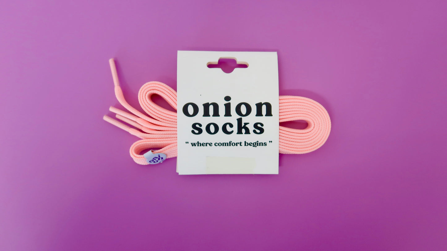 Neon Pink Shoelace