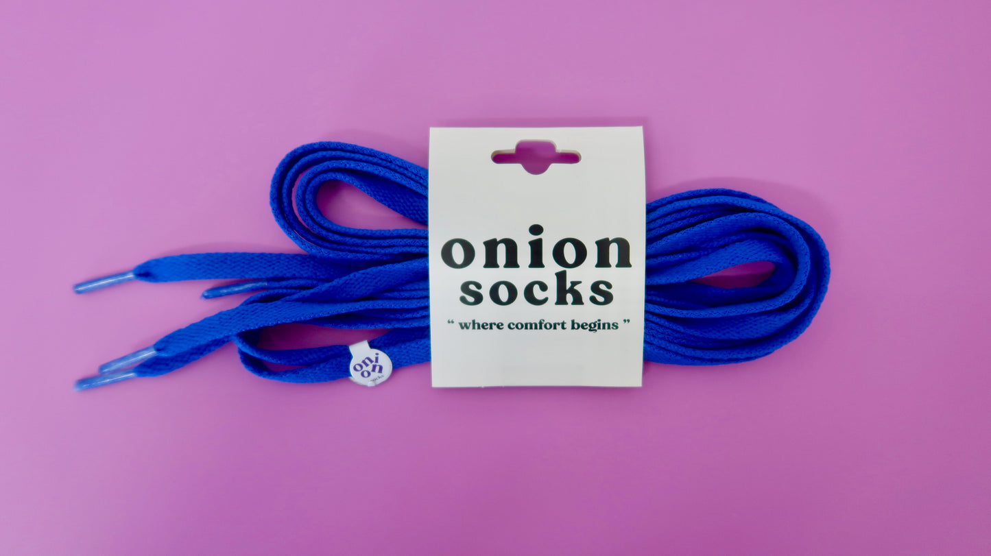 Bright Blue Shoelace