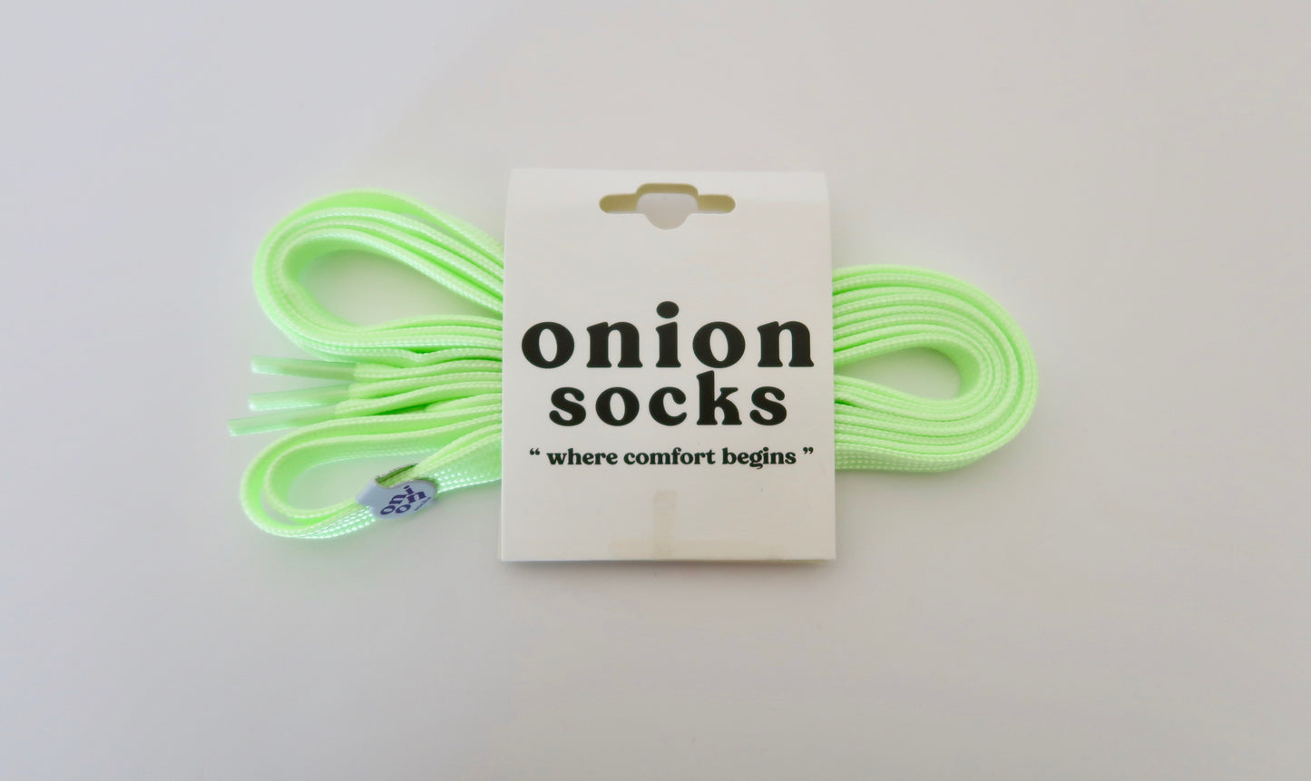 Neon Green Glow In The Dark Shoelace