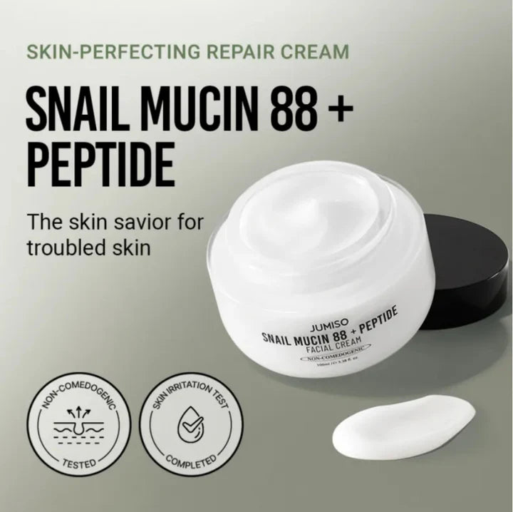 JUMISO Snail Mucin 88 + Peptide Cream 100ml