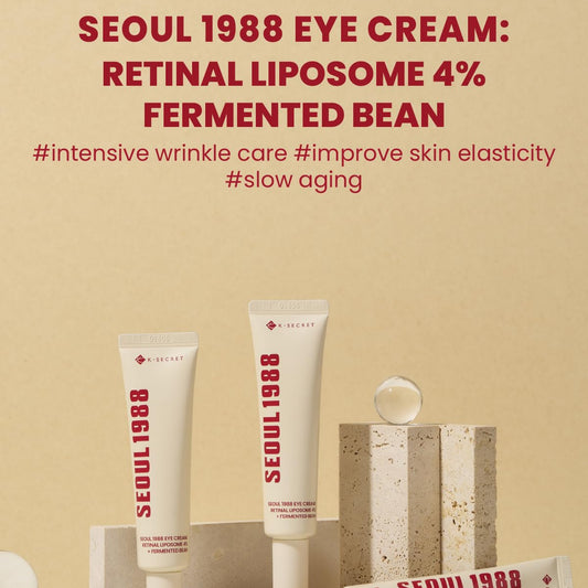 KSECRET Seoul 1988 Eye Cream : Retinal Liposome 4% + Fermented Bean